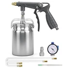 Undercoating Spray Gun With Suction Feed Cup, 360 & Straight Hoses, New. Price: $60.45.
