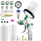 Hvlp Air Paint Spray Gun Kit For Automotive Car Primer 1.4/1.7/2.0MM Nozzle New. Price: $41.88.