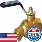 American Valve M76QT Quarter Turn Hose Bibb Fip 2 Port 3/4-INCH Brass New. Price: $22.21.
