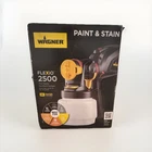 Wagner Flexio 2500 Two-speed Cup Fed Handheld Sprayer Paint Stain Flow Control Open. Price: $98.87.