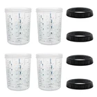 4PK Mps 27 Ounce (800ML) Hard Cups & Retainer Rings For Disposable Spray Gun New. Price: $25.99.