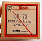 Binks 59-73 Airbrush Ring Clip & Brkt Assembly Nos New. Price: $6.99.