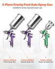 Vevor 3-PC Hvlp Spray Gun Kit W/ Nozzles & 2 Cups New. Price: $70.99.