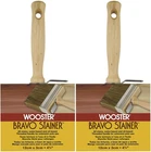 Wooster 4.75" Bravo Stainer Bristle/polyester Paintbrush 2-PACK, F5119-4.75-2PK New. Price: $43.98.