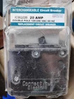 Connecticut ICBQ-2020 Interchangeable Circuit Breaker, Amp Double New. Price: $10.00.