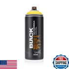Montana Cans Black Spray Paint 400ML Power Yellow Fast-drying, Multi-surface New. Price: $26.36.