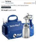 Fuji Spray 2202 Semi-pro Hvlp Turbine System 2HP 25FT Hose 1QT Cup Used. Price: $520.00.