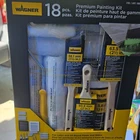 Wagner 18-PIECE Premium Painting Kit Roller Frame Covers Brushes Tray Drop Sheet New. Price: $29.75.