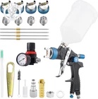 Hvlp Paint Spray Gun, Air Gravity Feed System With Nozzles 1.4/1.7/2.0/2.5MM & New. Price: $39.30.