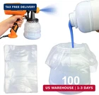 100PCS Paint Sprayer Cup Liners, 7.8" X 11.8" Disposable Bags, Rep New. Price: $13.19.