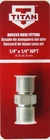 Titan 0550063 Airless Fitting 1/4" X Npt For Paint Hoses Qty 2 New. Price: $23.75.