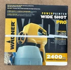 Wagner Wide Shot Pro Power Painter 2400 Psi 3 Speed Airless Sprayer Case New. Price: $60.00.