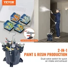 10L/2.5GAL, 70PSI Max Paint Pressure Pot, Metal Rack And Leak Repair Sealant New. Price: $152.25.