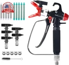 Aeropro Tools Airless Paint Sprayer Gun With 5 Tips & 10 FILTERS,3600PSI New. Price: $101.23.