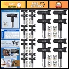 24 Pack Reversible Tips For Airless Paint Sprayer - Nozzle Home & New. Price: $87.99.