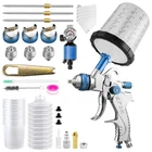 Hvlp Professional Paint Spray Gun Air Pressure Regulator 1.3/1.7/2.0MM Nozzles New. Price: $43.69.