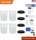 Master System 4-PACK 27 Oz Hard Cups & Rings Efficient Painting Solution New. Price: $50.99.