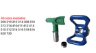 Green Fine Finish Spray Tip, With Blue Guard 208 & 730 All Sizes. New. Price: $23.99.