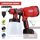 Cisivis Cordless Paint Sprayer 1000ML Hvlp Gun For Milwaukee M18 Battery New. Price: $15.99.