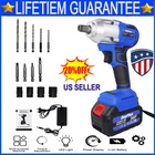 Powerful Cordless Electric Impact Wrench Gun 1/2'' Driver 420NM Li-ion Battery New. Price: $65.90.