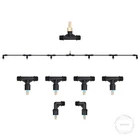 6-NOZZLE Poly Wand With 3/8" Brass Fitting, 7.5 Ft. Atv Sprayer Boom, Wide New. Price: $44.72.