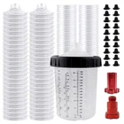 Disposable Paint Cups For Automotive Gun, Hvlp Spray Mixing New. Price: $41.99.