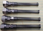 (4)STAINLESS Stl Spring Guard 3/16 Nylon Paint Tubing Connector Nps(f) OF24 New. Price: $19.50.