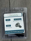 Metallixity 304 Ss 1/4"-20 5/8" Flat Head Hex Socket Screws, Pack New. Price: $7.99.