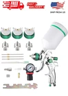 Endozer Professional Hvlp Spray Gun Set Gravity Feed Air With 1.4, 1.7 New. Price: $49.99.