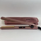 Chi Expert Hair Straightener Ceramic Flat Iron 1" Pink Glitter CA2191 Used. Price: $29.56.