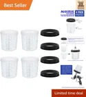 Master Paint System - 4 Pack Of 20 Oz Hard Cups & Rings For Superior Efficiency New. Price: $49.99.