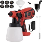 Cordless Paint Sprayer, Cup, 6 Brass Nozzles And Paper Filter For Home New. Price: $63.99.