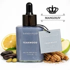 Teakwood + Fog Men Edp Oil Dropper 1.7OZ Citrus Apple Tonka Sandalwood New. Price: $29.99.