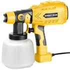 Paint Sprayer, 850W Hvlp Gun With Cleaning & Blowing Joints, 4 Nozzles ... New. Price: $50.73.
