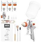 Refine Spray Gun Kit, Auto Paint With 1.4/1.7/2.0MM Nozzle Sets, Silver New. Price: $57.99.