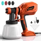 Sprayer For House Painting, 800W Hvlp Gun With 4 Nozzles An... New. Price: $49.14.