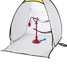 New Homeright Shelter Small Pop-up Enclosure Paint Spraying 35"X30"X39". Price: $16.99.
