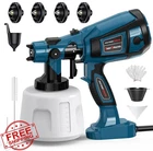Lesonjoy 1000W Paint Sprayer Blue 4 Copper Nozzles New. Price: $59.98.
