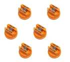 Teejet 95 Even Flat Spray Tips Pack Of 6 Orange Polymer With Ss Insert New. Price: $56.25.