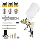 Fornax Hvlp Spray Gun With Replaceable 1.4MM 1.7MM 2.0MM Nozzles Needle Cap A... New. Price: $50.84.
