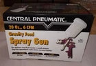 Central Pneumatic Spray Paint Gun Gravity Feed 20OZ 6 Cfm New. Price: $17.99.