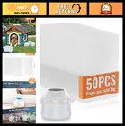 50 Pcs Disposable Paint Sprayer Cup Liners 7.8" X 11.3" - Clear Gun Access New. Price: $29.69.