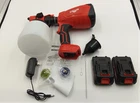 With 2 Batteries High Pressure Cordless Paint Sprayer Electric Hvlp Gun. New. Price: $31.99.