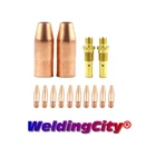 Mig Welding Gun Kit .035" Tapered Tip-diffuer-nozzle For Lincoln Tweco 100L M3T New. Price: $18.99.