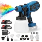 Electric Paint Sprayer 600W Handheld Hvlp Gun 4 Nozzles For Makita 21V Battery New. Price: $64.53.