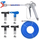Airless Paint Sprayer Gun 50 Feet Hose Blue 10 Inch Extension P... New. Price: $86.45.