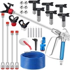 Gyfent 22PCS Airless Paint Sprayer Gun Kit, 3600PSI Black And Silver New. Price: $100.49.