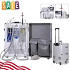 Portable Dental Mobile Delivery Unit Air Compressor Suction System 3 Water Spray New. Price: $1049.00.