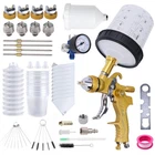 Zeinlenx Hvlp Spray Gun With 10PCS 600ML Disposable Paint Cups, 4 Gold New. Price: $82.58.