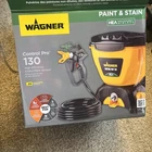 Wagner Control Pro 130 Power Tank Paint And Stain Sprayer New. Price: $200.00.